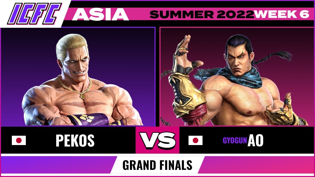 Pekos (Geese) vs Ao (Feng) - Grand Finals ICFC Asia Tekken 7 Summer 2022 Week 6