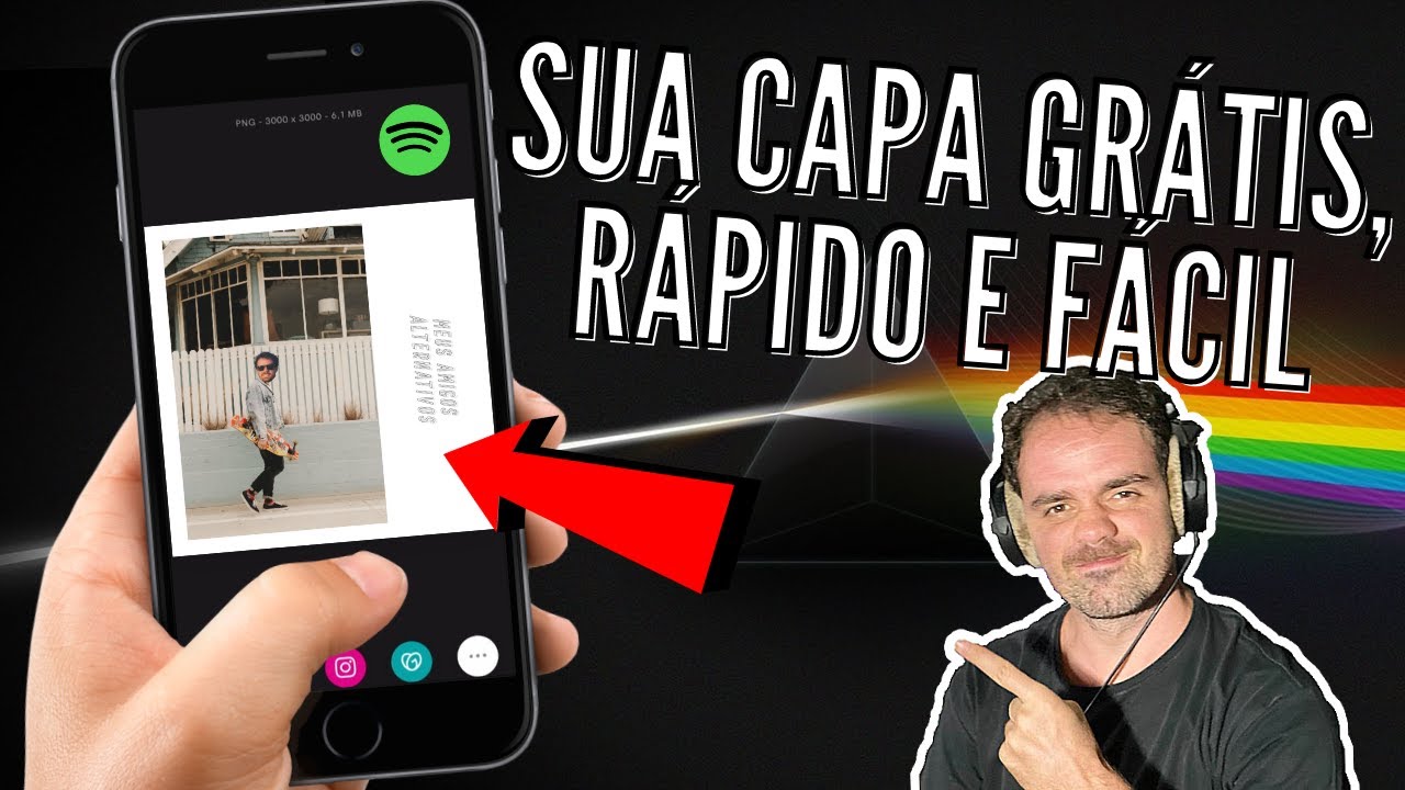 Como Fazer uma Capa de Álbum/EP/Single GRÁTIS (fácil e pelo celular)