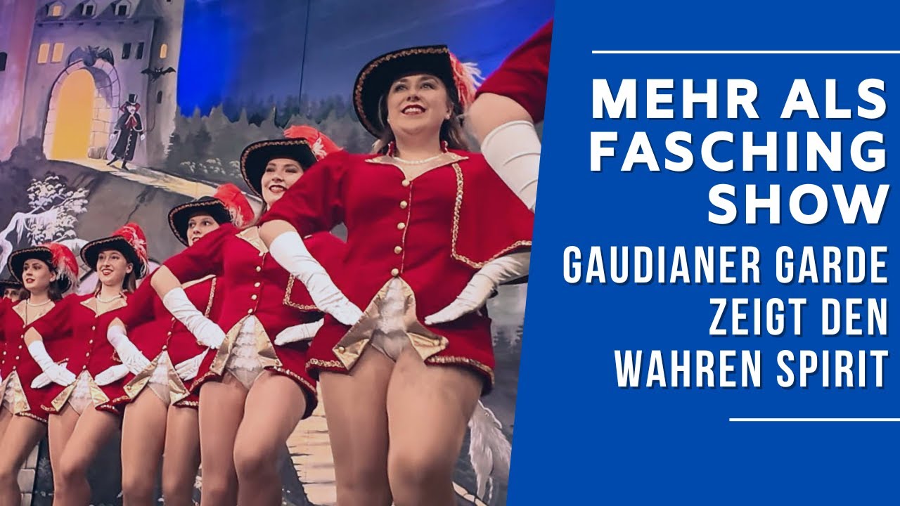 Mehr als nur Fasching-Show: Gaudianer Garde zeigt den wahren Spirit
