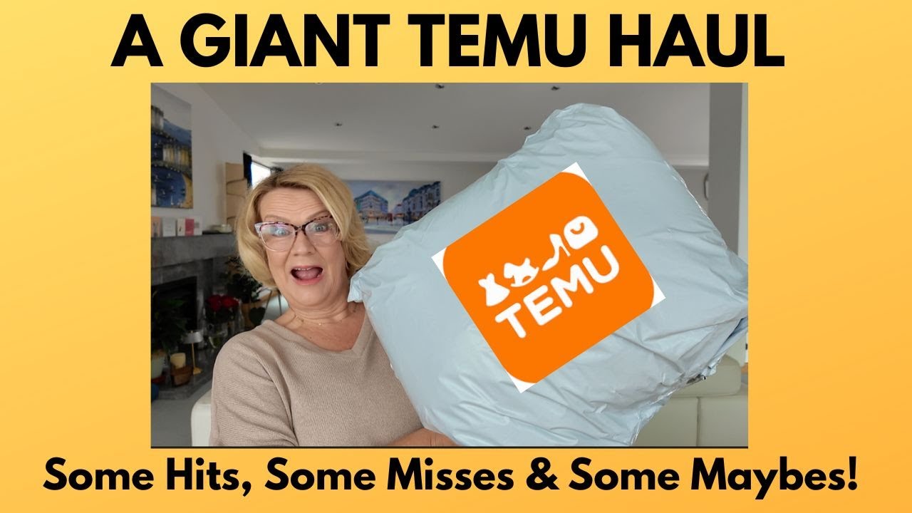 Giant Temu Haul - What I Ordered Versus What I Got! / Ad