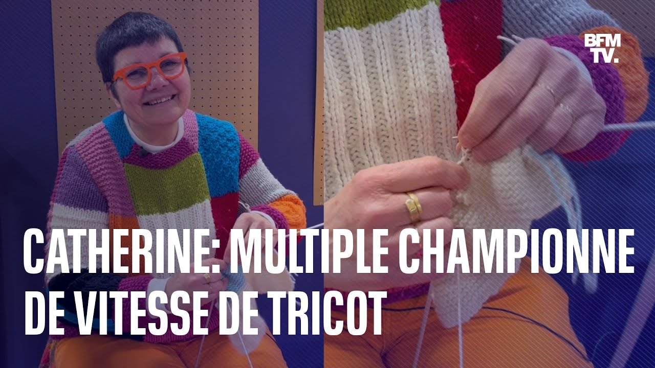 Catherine tente de d&eacute;crocher son 9e titre de championne de France de vitesse de tricot