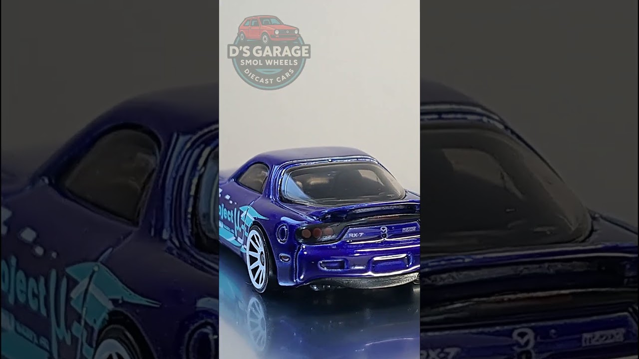 HotWheels - Mazda RX 7 1995 - SHORT #mazda  #hotwheels  #rx7 #dsgsw