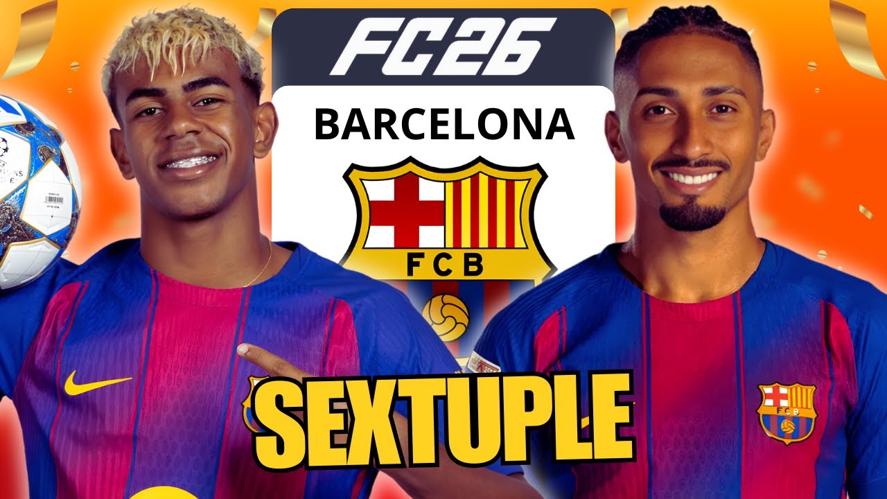 SAYA MEMBAWA BARCELONA MENDAPATKAN SEXTUPLE | FC 26 INDONESIA