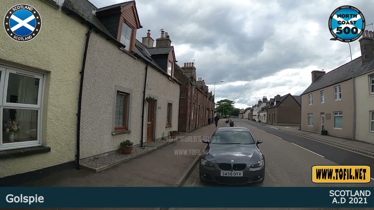 Golspie SCOTLAND 2021 Driving Road Trip WWW.TOFIL.NET