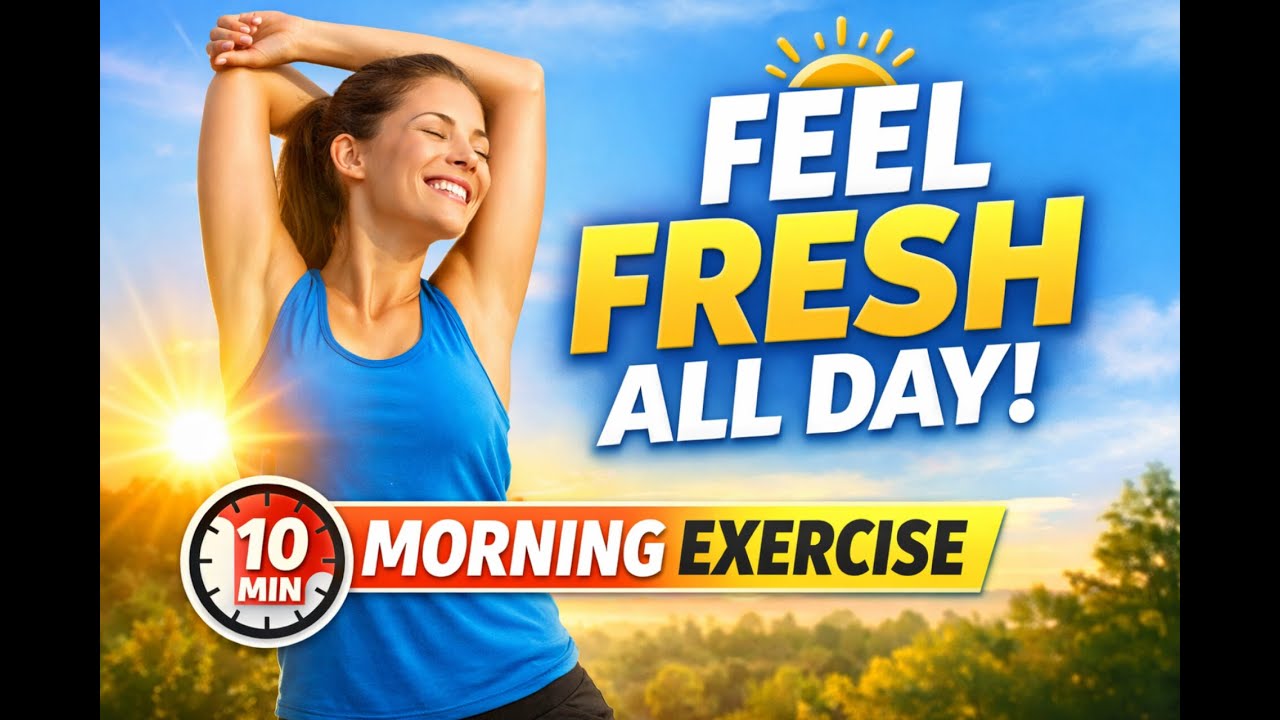 Best Morning Fresh Exercise for Energy, Fat Burn & Flexibility