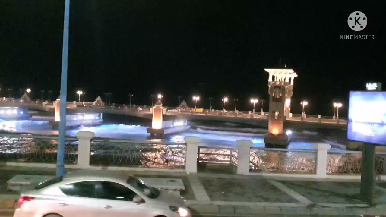 جولة حرة في شوارع مدينة الإسكندرية 2022  double deck bus in Alexandria