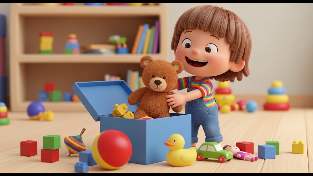 Clean Up Toy Song | Fun Kids Song | Preschool Sing Along