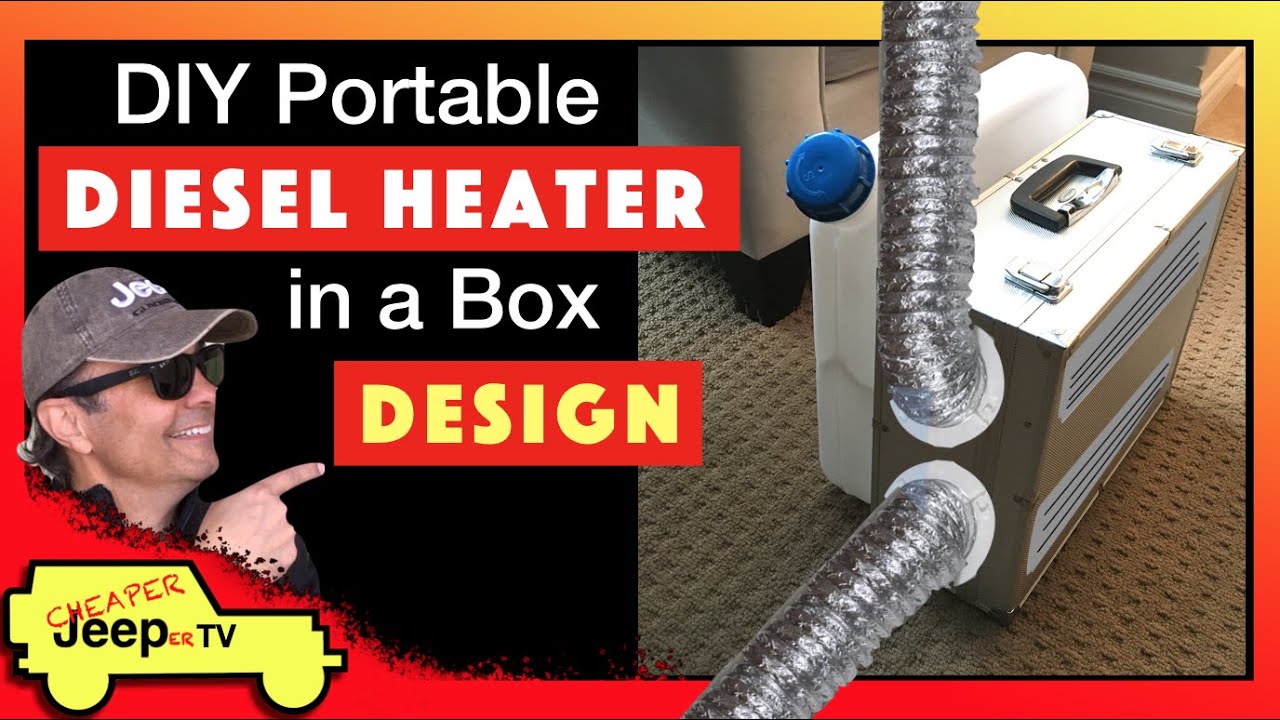 DIY Portable Diesel Heater in a Box for Camping: Design