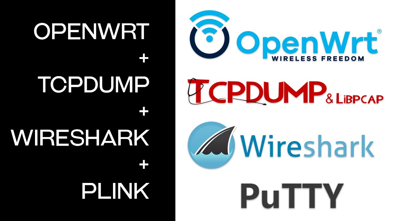 Анализ трафика OpenWRT роутера в реалтайме через Wireshark | OPENWRT+TCPDUMP+WIRESHARK+PLINK