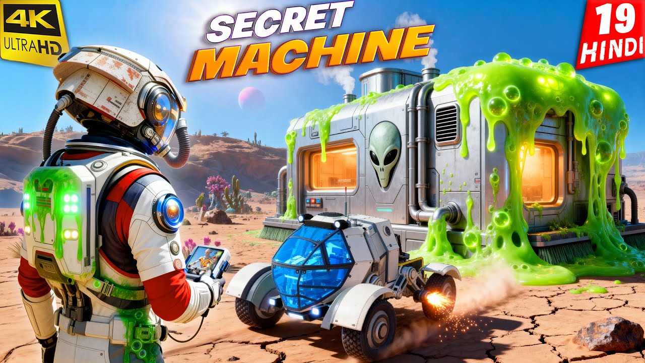 SECRET ALIEN MACHINE | Planet Crafter Toxicity | 4K Gameplay HINDI