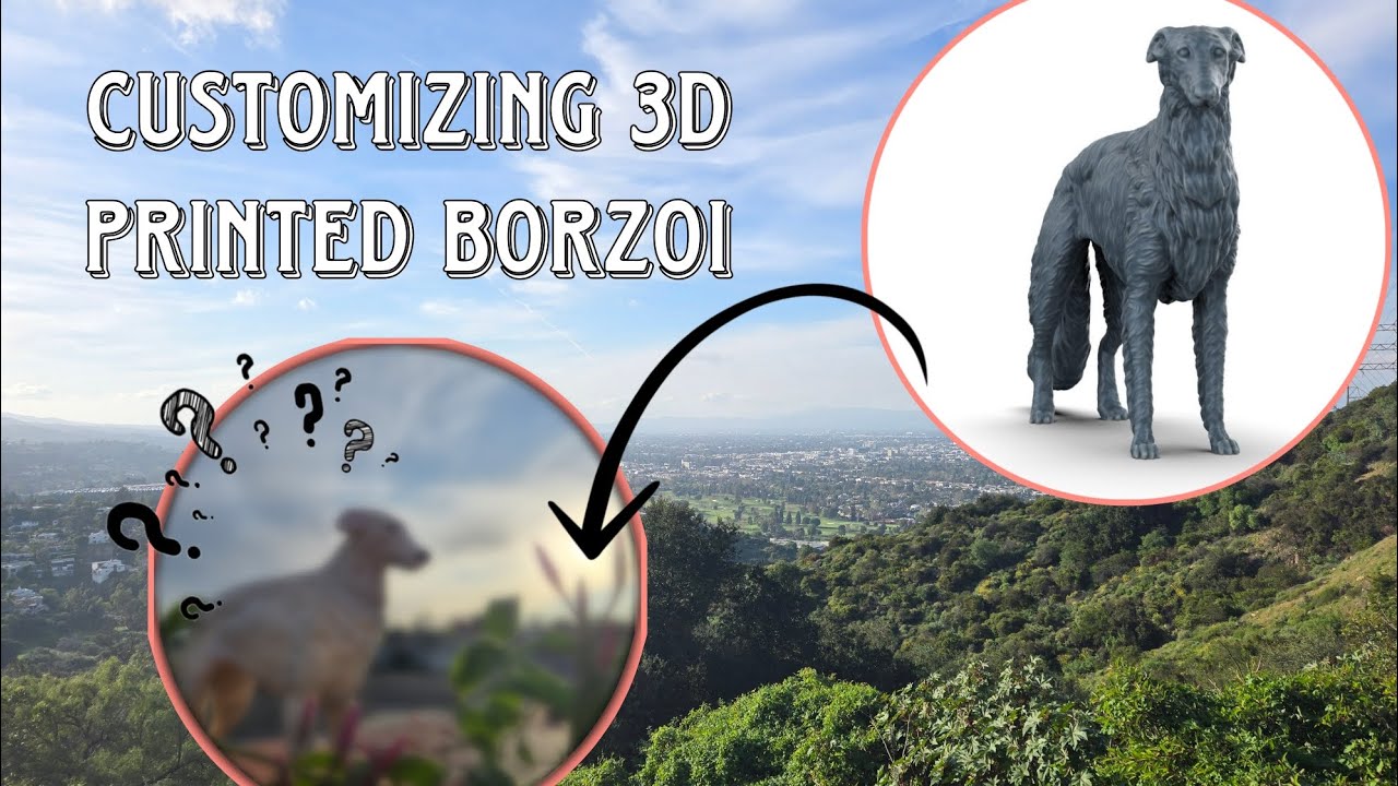 | Customizing 3D Printed Borzoi Figure | Schleich |