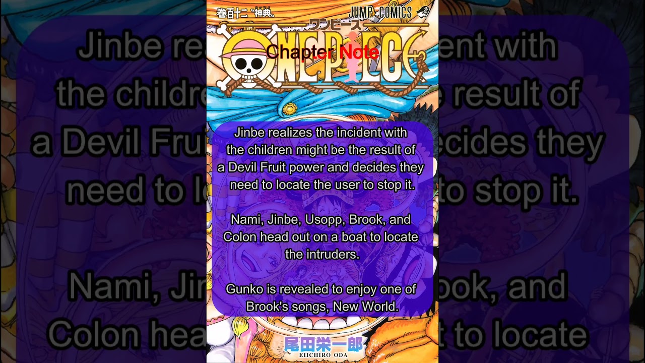 【Chapter Note】One Piece Chapter 1144 