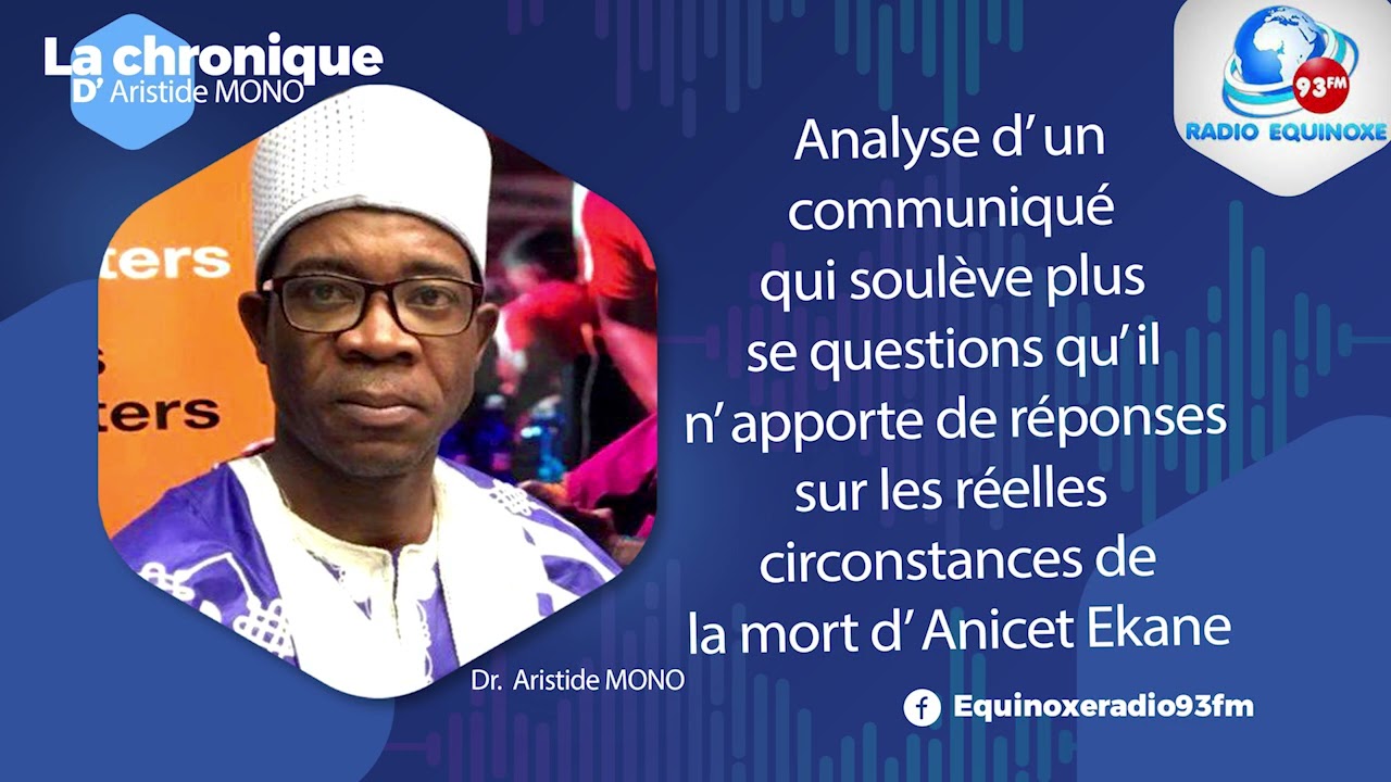 CHRONIQUE ARISTIDE MONO DU JEUDI 26 FÉVRIER 2026 - EQUINOXETV