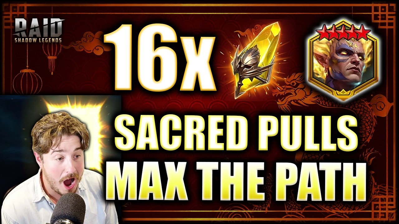I WENT FOR IT - 16 Sacreds & Multiple Legendaries! Solanar & Noldua Path ⁂ Raid: Shadow Legends