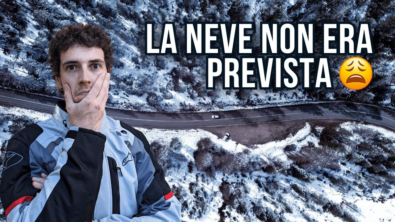 Moto, Dolomiti e neve: cosa può andare storto? La SS51 d'Alemagna