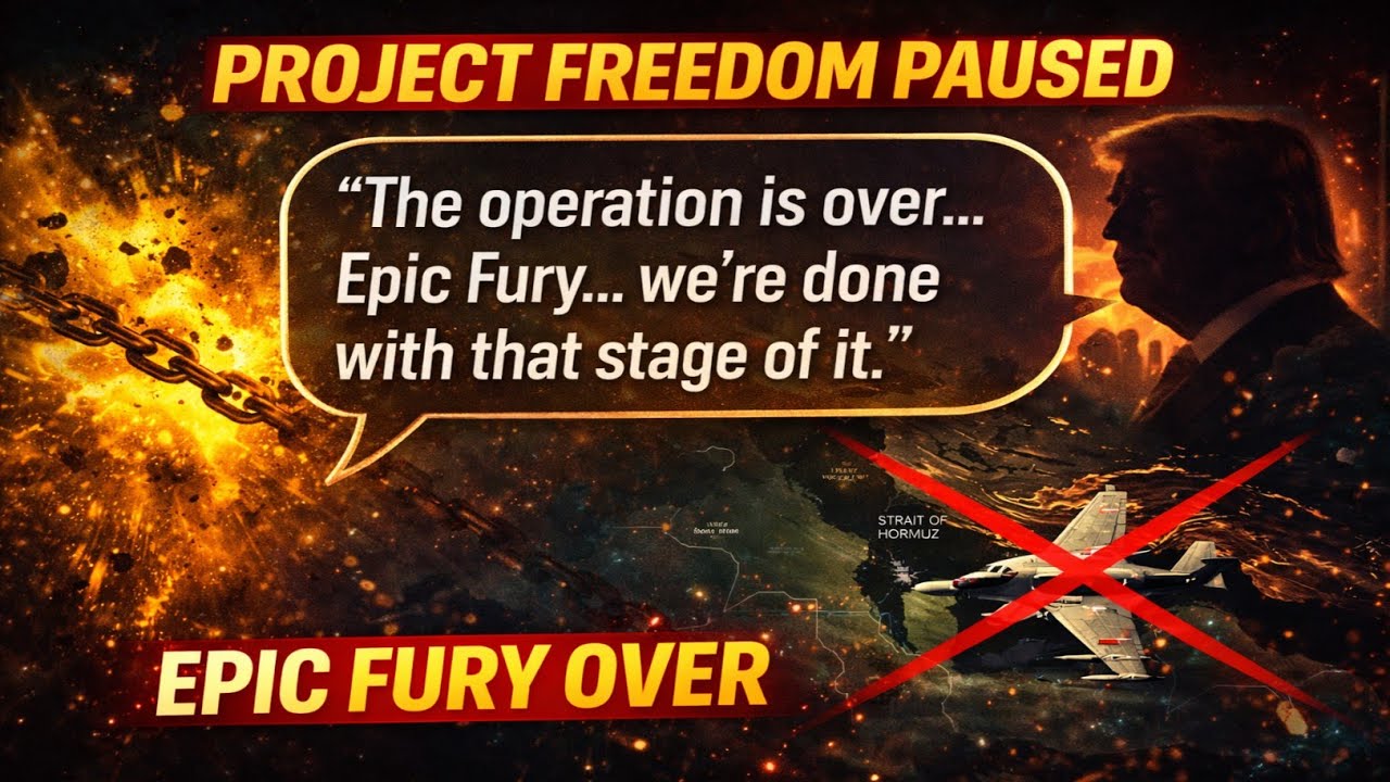 BREAKING: Trump Pauses Project Freedom | Operation Epic Fury Officially OVER &ndash; Rubio