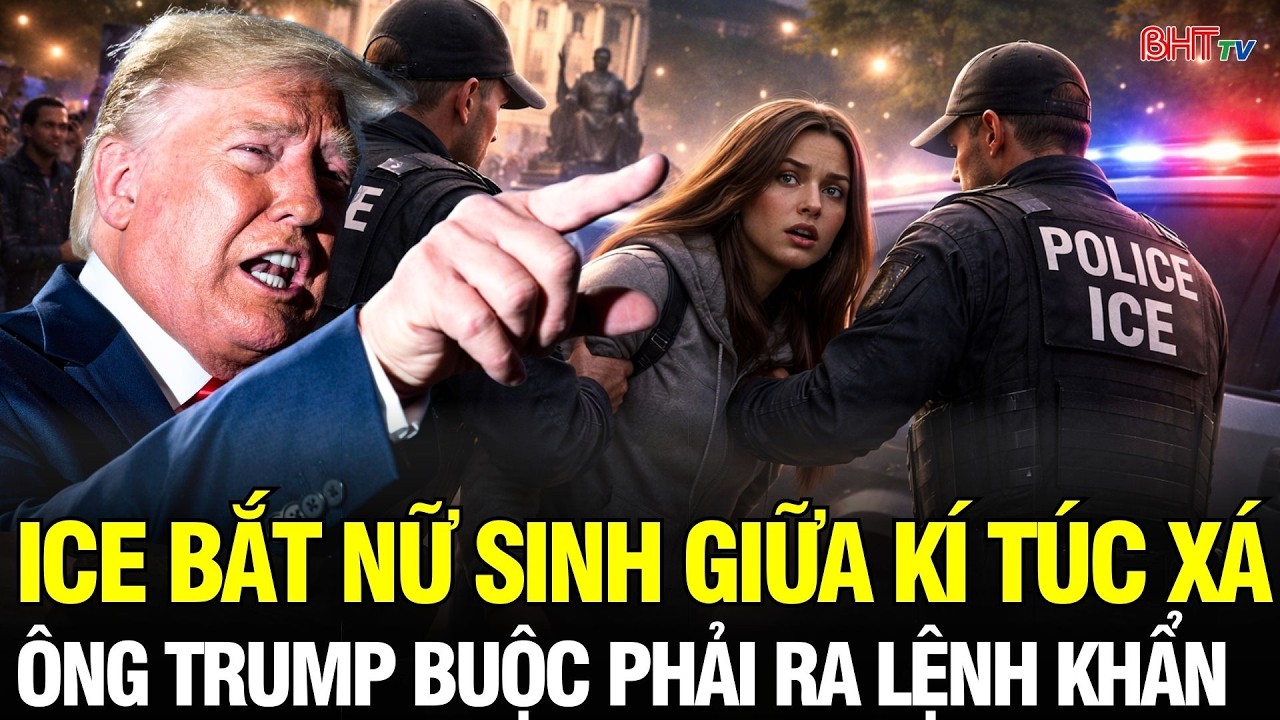 Tin NÓNG: ICE xông vào ký túc xá Columbia bắt nữ sinh, chỉ được thả theo lệnh từ Tổng thống Trump