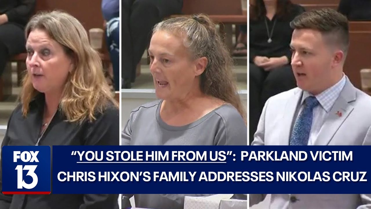 'You stole him from us': Parkland victim Chris Hixon's family addresses Nikolas Cruz in sentencing