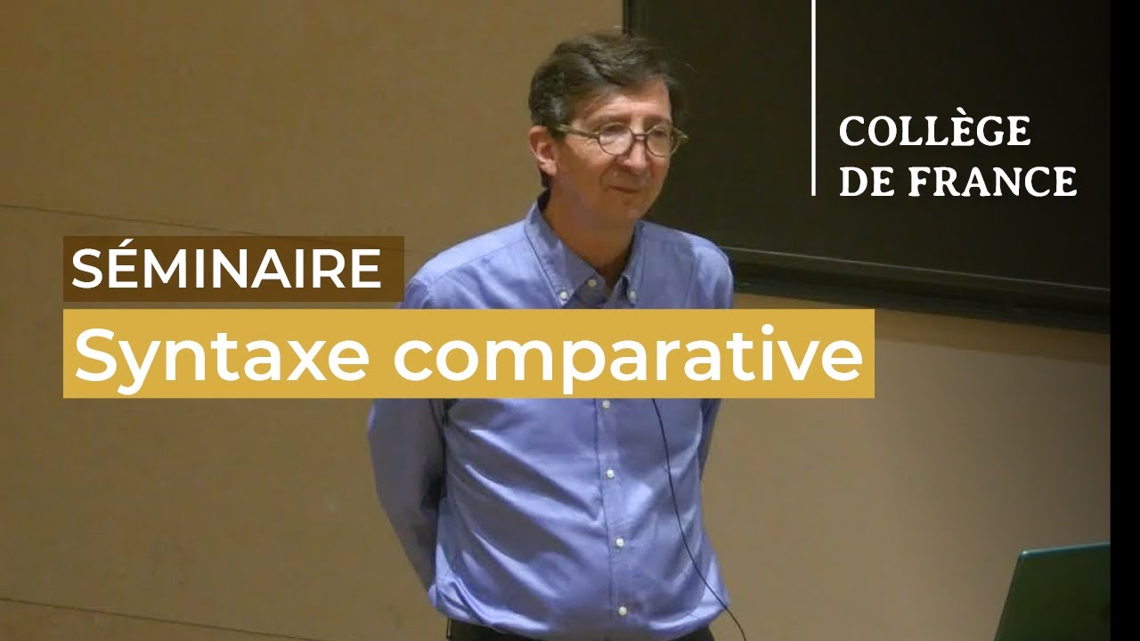 Syntaxe comparative (6) - Luigi Rizzi (2024-2025)
