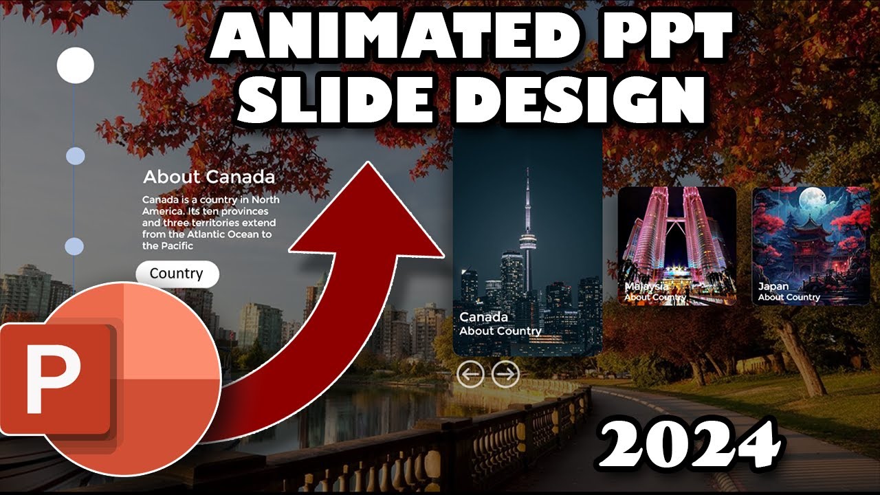 Animated PowerPoint Slide Design Tutorial 🔥 Step by Step 🔥 Morph Animation 2024