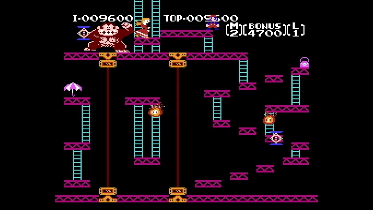 [TAS] NES Donkey Kong QoL Improvement Anniversary Edition Fix the Game Patch in 00:35.259 by Dark...