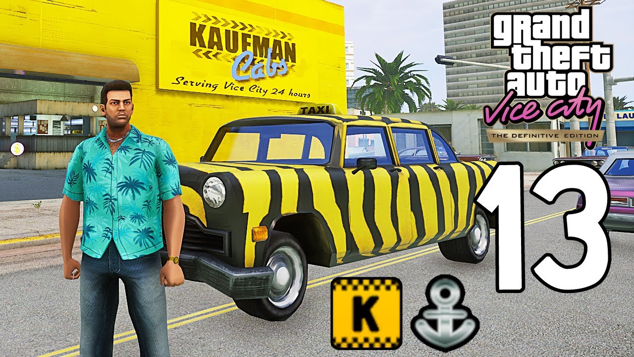 GTA VICE CITY DEFINITIVE EDITION BÖLÜM 13 - TAKSİCİ TOMMY !