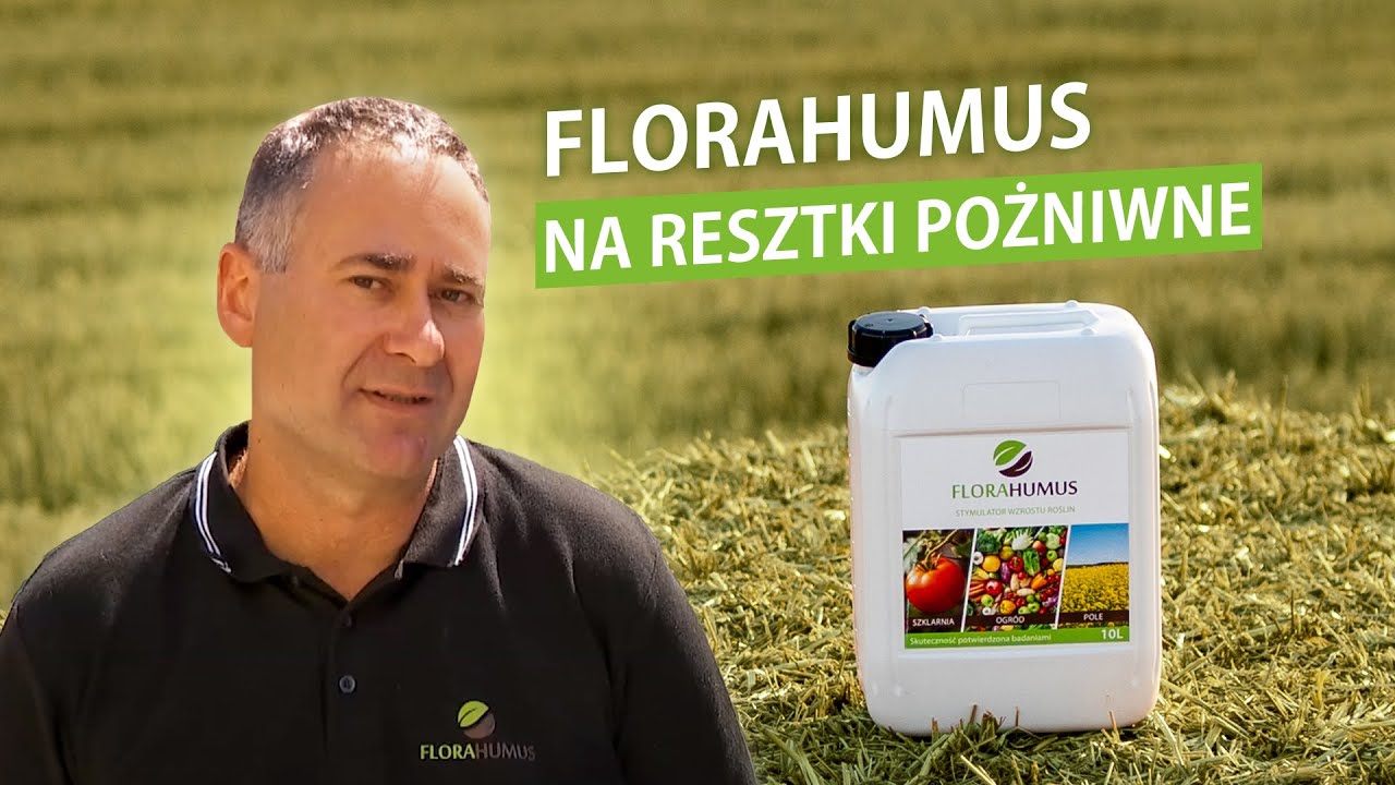 FLORAHUMUS idealny na resztki pożniwne
