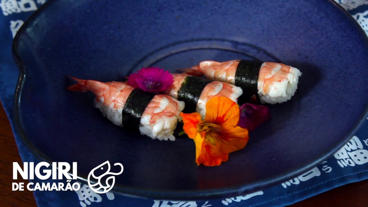 COMO FAZER NIGIRI DE CAMARÃO