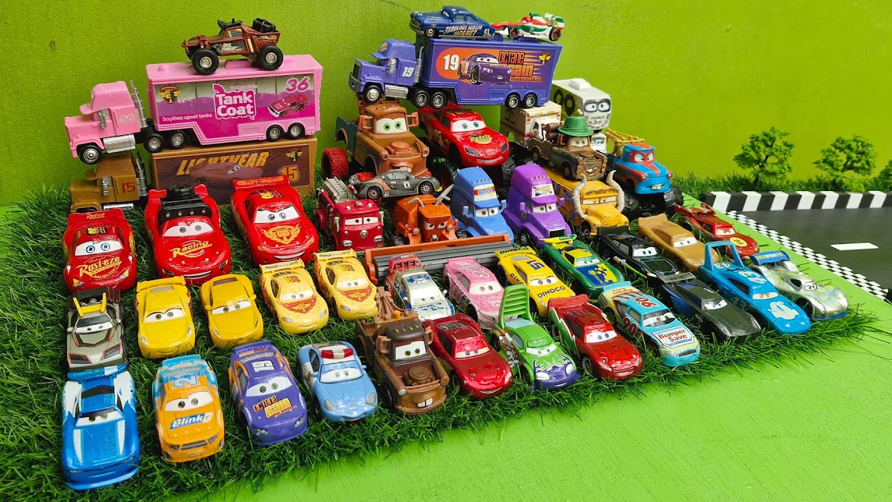 Disney Pixar Cars Unboxing Review | Lightning McQueen, Tow Mater, Doc Hudson, Sally Carrera, Cruz