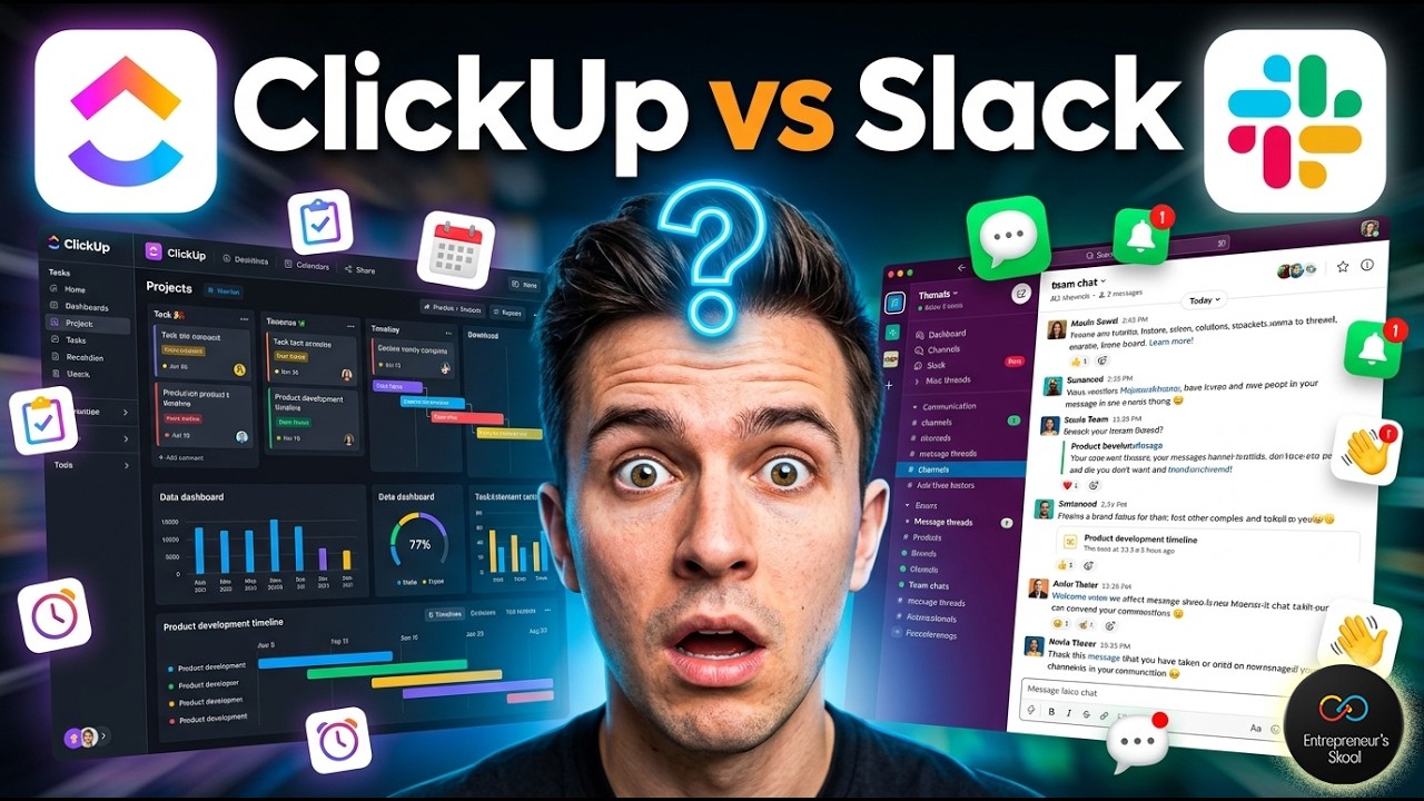 ClickUp vs Slack Explained [Cheat Sheet]