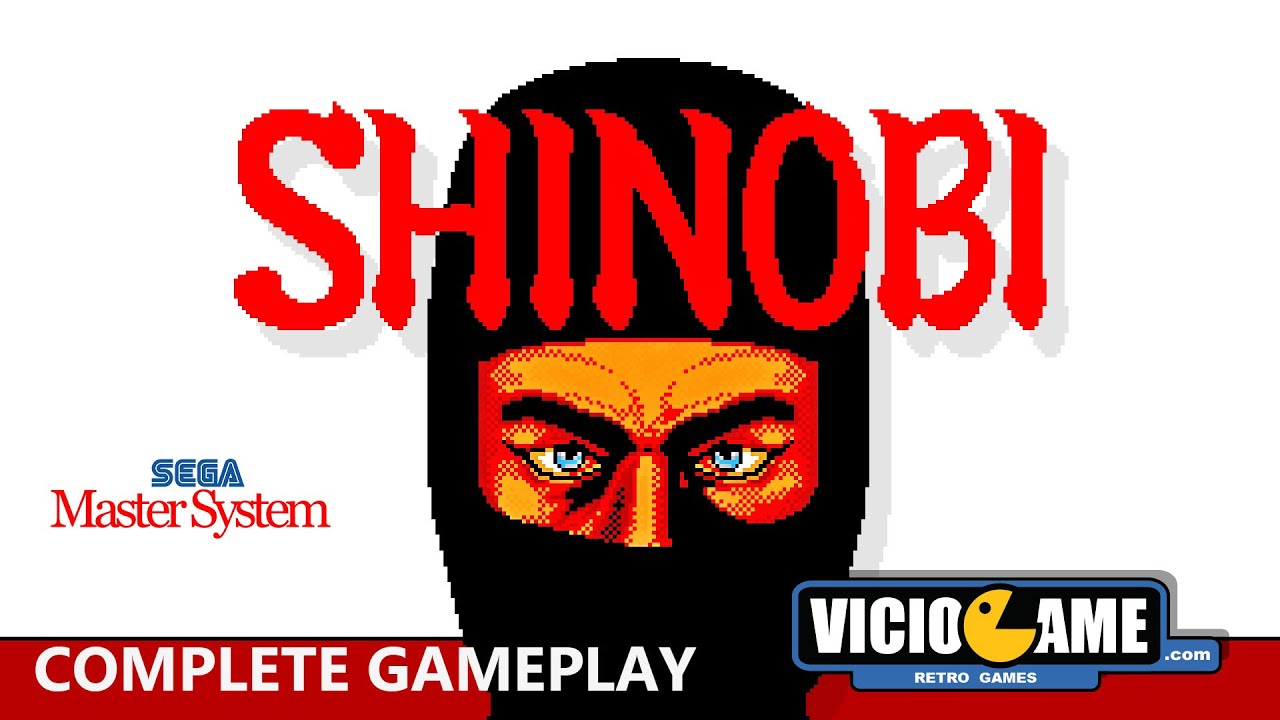 🎮 Shinobi (Master System) Complete Gameplay