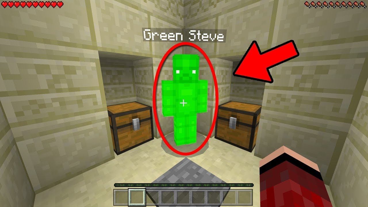 HOW TO FIND GREEN STEVE IN MINECRAFT! (Scary Minecraft Video)