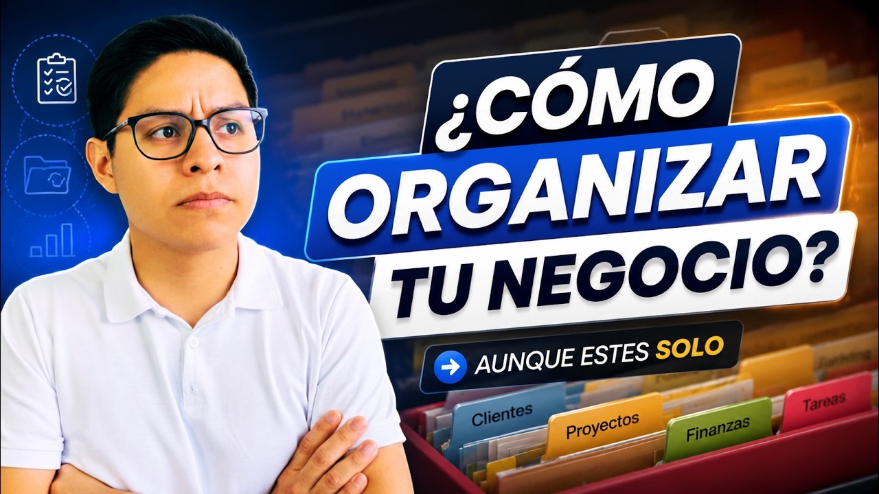 Cómo organizar tu negocio cuando trabajas solo