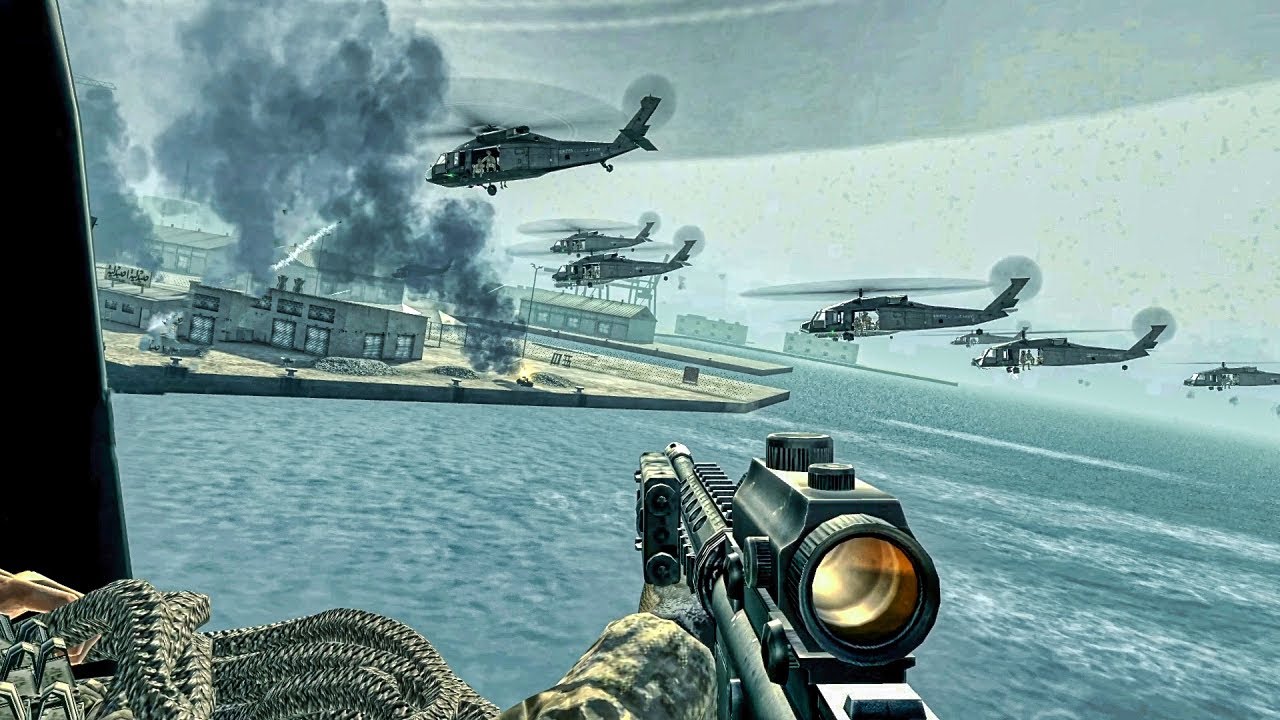 US Marines INVASION of Middle East-COD 4 MODERN WARFARE