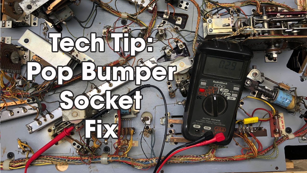 Pinball Pop Bumper Socket Mod #pinball #Repair #gottlieb #bally #williams #chicagocoin #stern