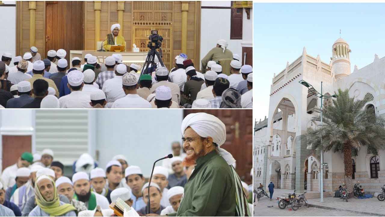 من الحياة اليومية بدار المصطفى بتريم بشهر رمضان المبارك.