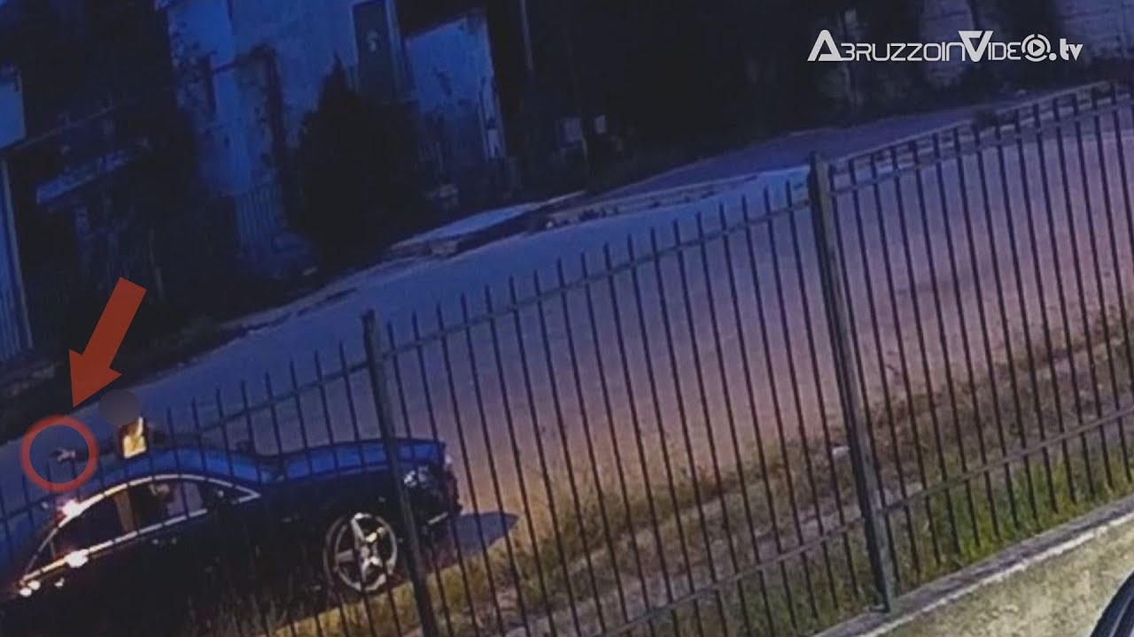 Lanciano, sparatoria zona industriale: ecco il filmato che inchioda un gruppo di albanesi