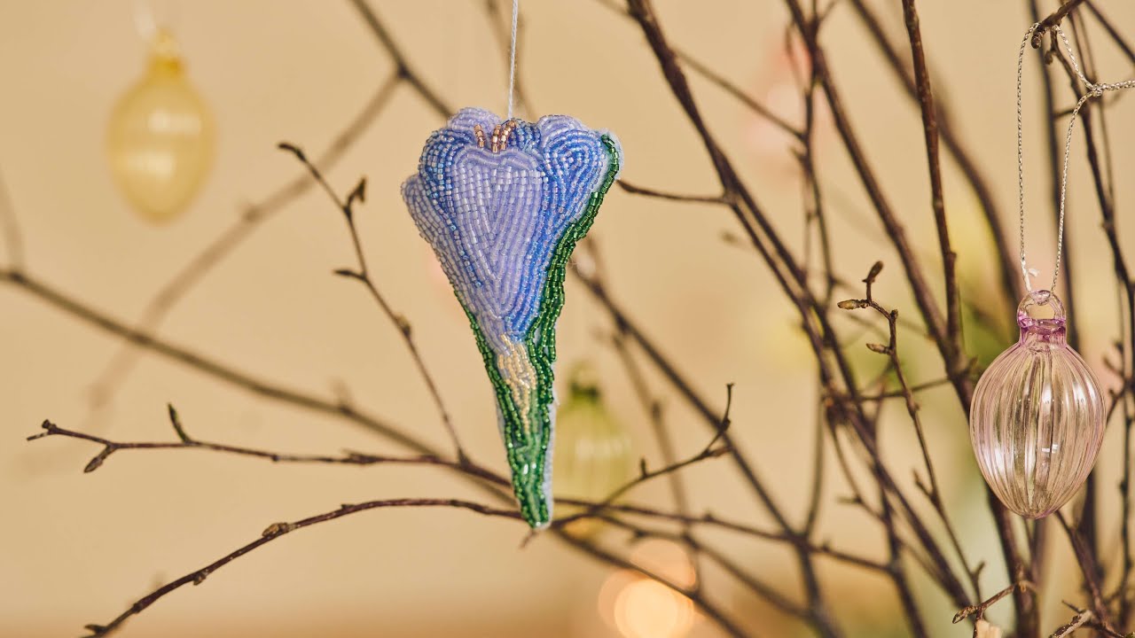 Beaded Easter ornaments  - DIY by Søstrene Grene