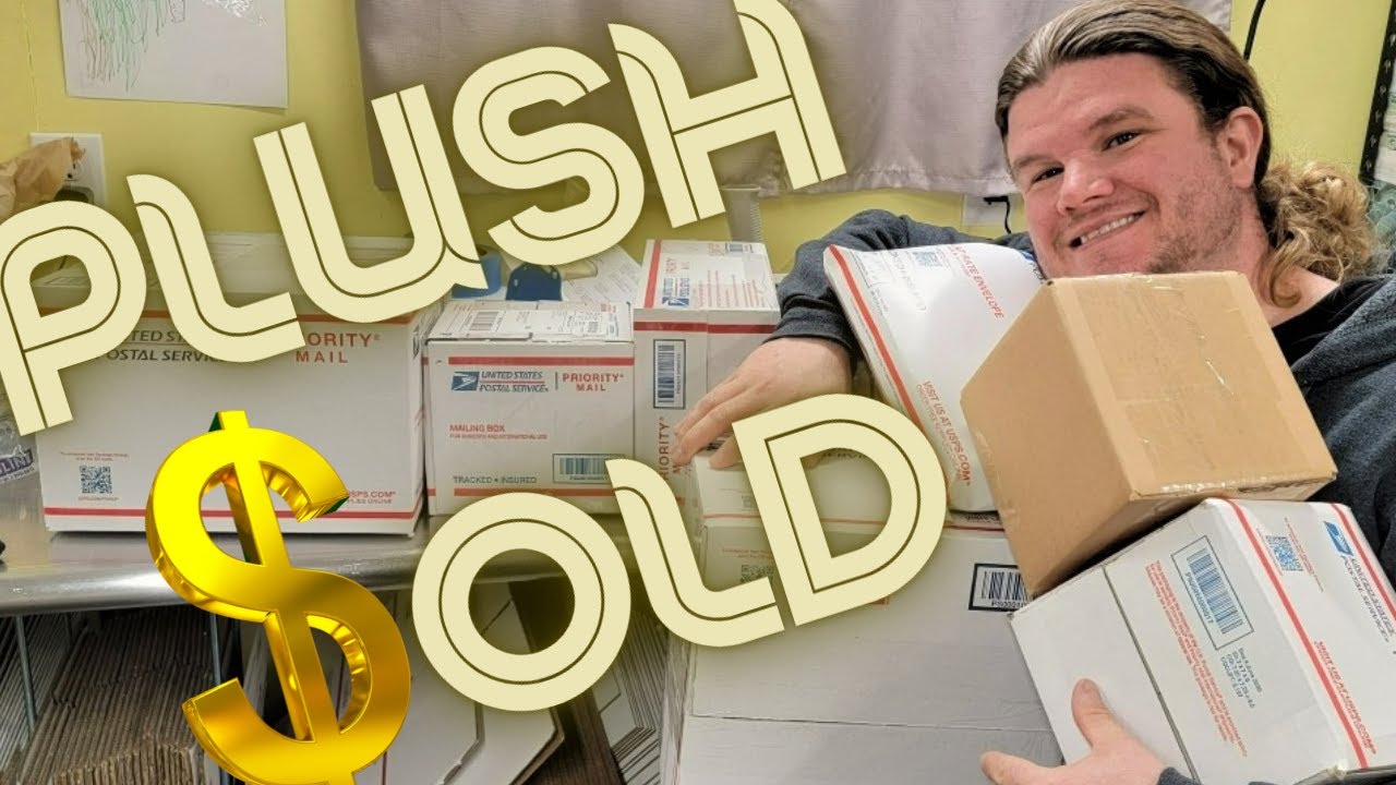 OVER $100 IN PLUSH SOLD ON EBAY IN ONE DAY! What Plush Is Worth Money | What To Sell On Ebay