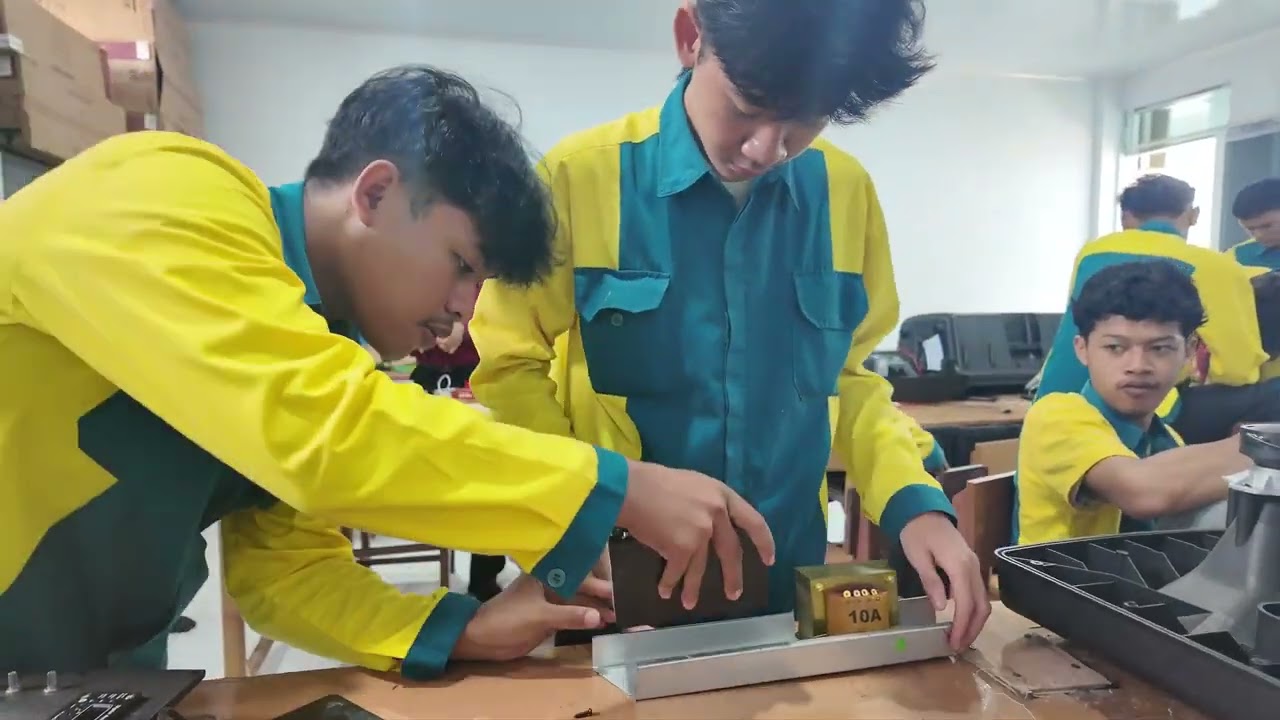 SMK Perwira bangsa menggelar Pra Ujikom TAV 2026