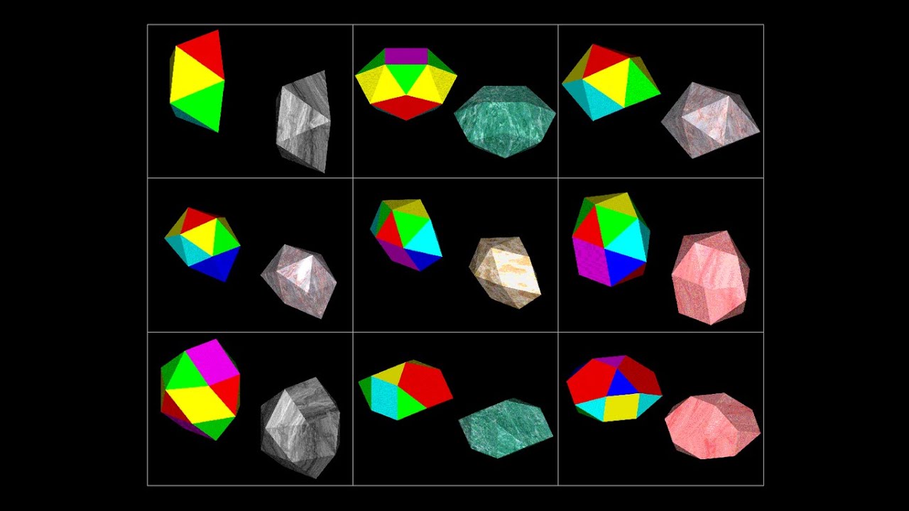 Johnson polyhedron J84~J92