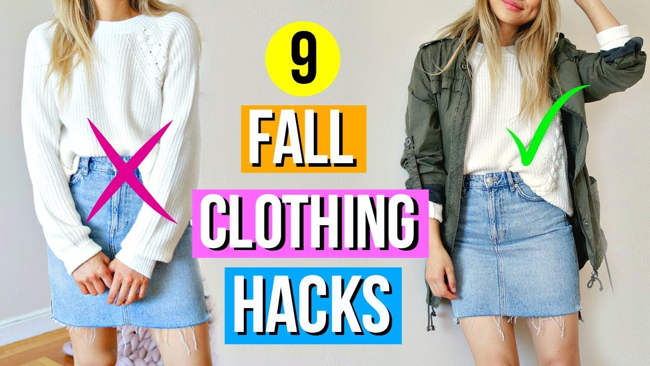9 Fall Clothing Hacks EVERY Girl Must Know!