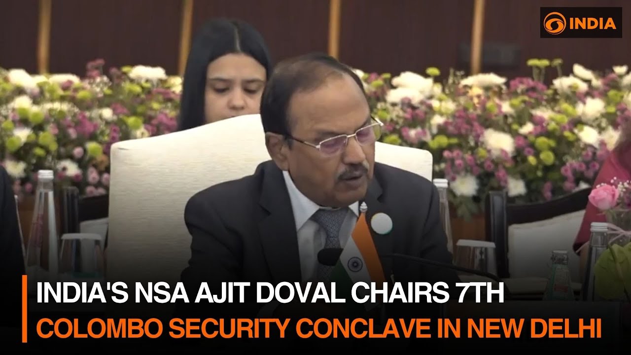 India's NSA Ajit Doval Chairs 7th Colombo Security Conclave in New Delhi | DD India