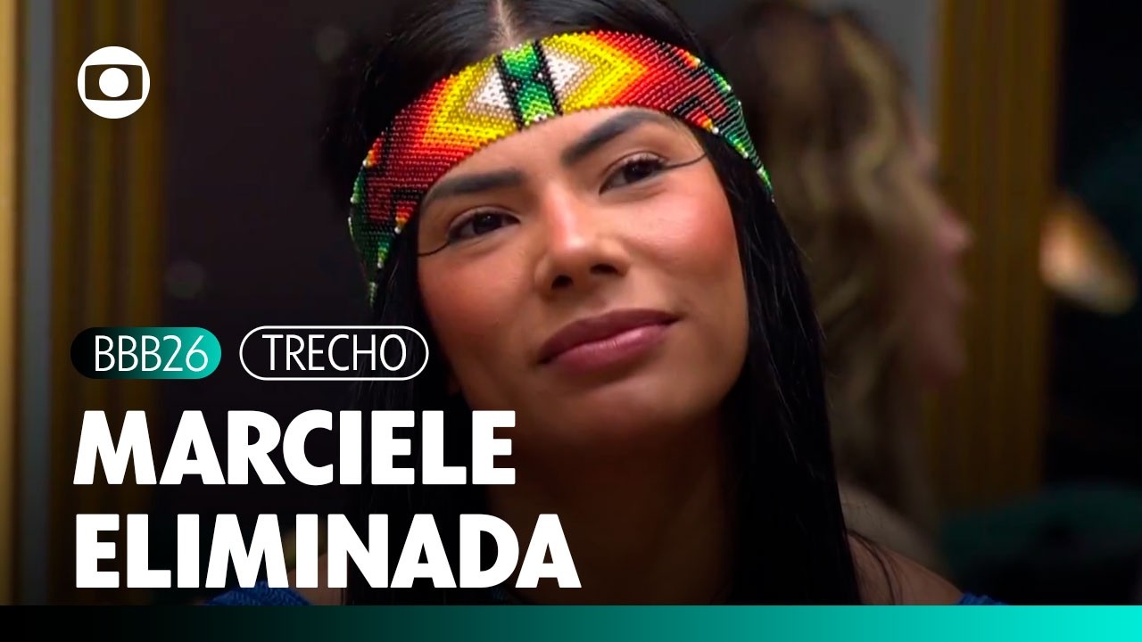 Marciele &eacute; a d&eacute;cima quarta eliminada do BBB 26 com 59,34% dos votos! | BBB 26 | TV Globo