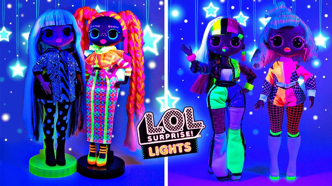 Glowing In The Dark! || Unboxing L.O.L. Dolls From The LIGHT Series