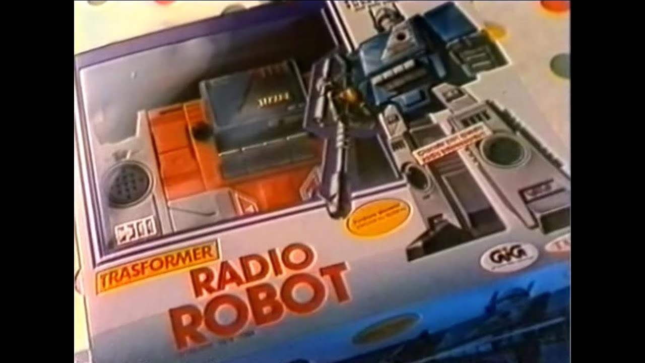 Pubblicità Spot TV Radio Robot Trasformer 1985 Dieci Anni Nel Paese Delle Meraviglie