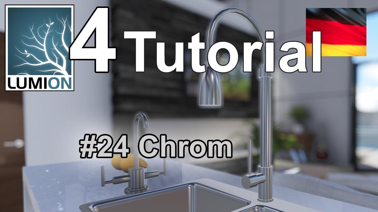 Lumion 4 Tutorial #24 Material Chrom (Deutsch)