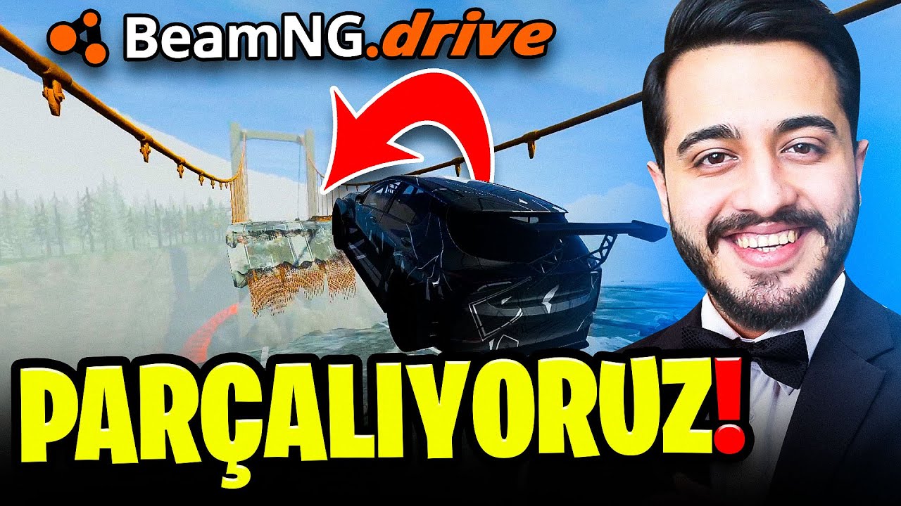 YENİ LÜKS ARAÇ PARÇALAMA SİMÜLASYONU! PARAMPARÇA ETTİK! BeamNG.drive