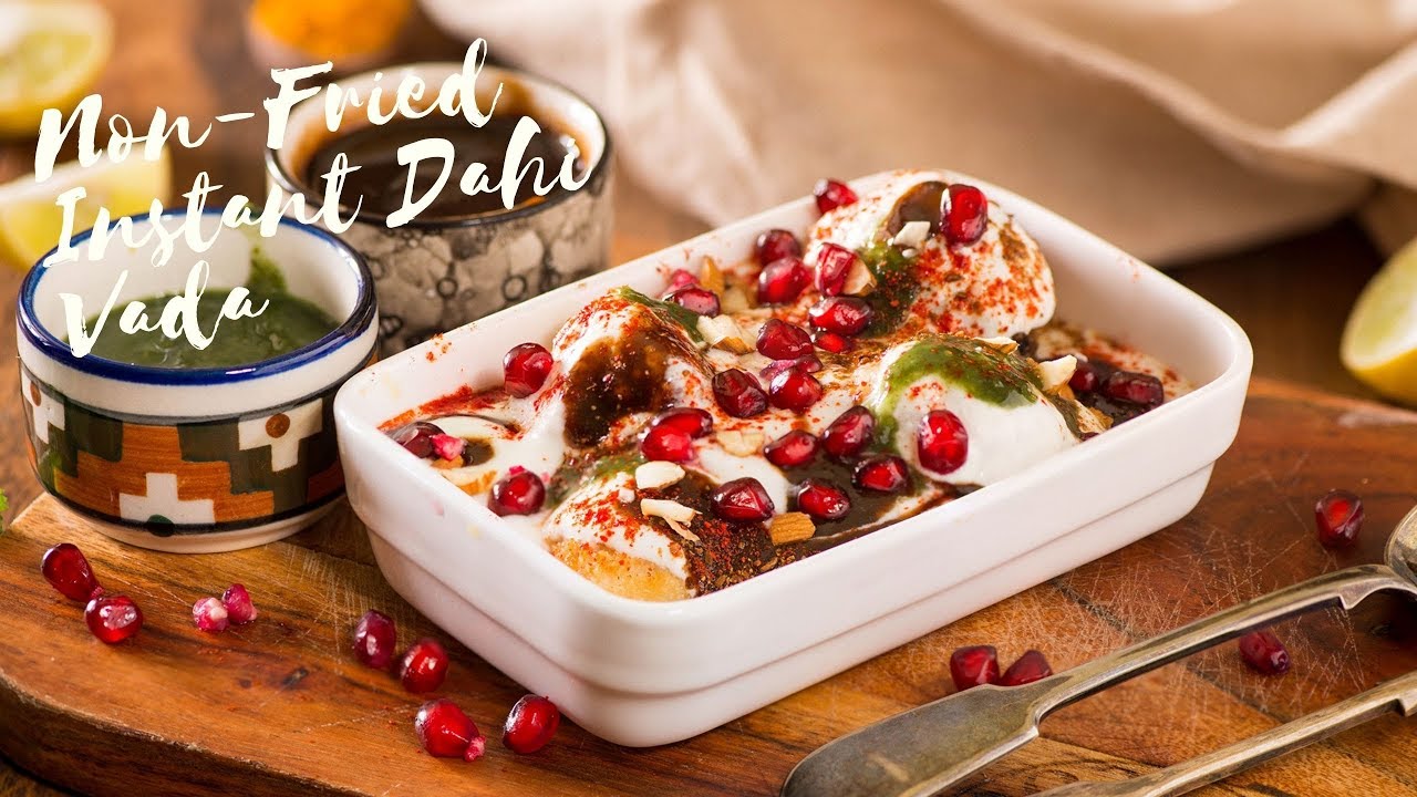 Instant Dahi Vada Recipe | Non- Fried Dahi Vada | Bread Dahi Bhalla Recipe  | Bread dahi vada