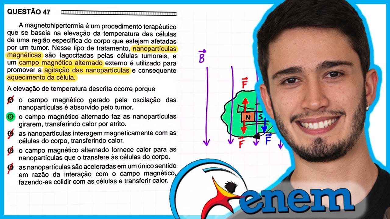 ENEM 2016 - A magnetohipertermia é um procedimento terapêutico que se baseia na elevação da temperat
